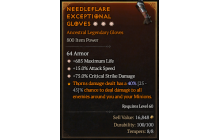 Legendary Gloves[*15 ATKSPD | *75 DMG_Crit | *685 Life]