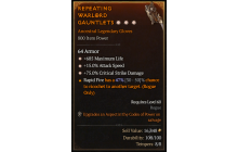 Legendary Gloves[*15 ATKSPD | *75 DMG_Crit | *685 Life]