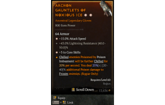 Legendary Gloves[*3 CoreSkills | *15 ATKSPD]