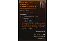 Legendary Pants[*3 BasicSkills | *352 Armor | 112 DEX]