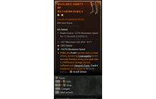 Legendary Boots[*34.5 MS | *352 Armor | 457 Life]