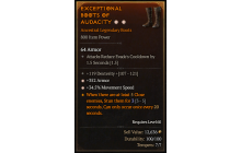 Legendary Boots[*34.5 MS | *352 Armor | 119 DEX]