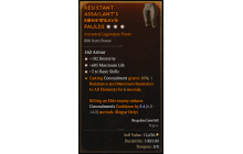 Legendary Pants[*3 BasicSkills | *182 DEX | *685 Life]