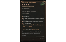 Wound Drinker [Max Unique | ⭐️ 4 Greater | Ring | Spiritborn]