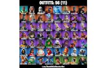 UNIQUE - Mizuki, Renzo the Destroyer [56 Skins, 92 Axes, 110 Emotes, 94 Gliders and MORE!]