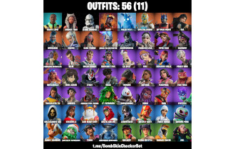 UNIQUE - Mizuki, Renzo the Destroyer [56 Skins, 92 Axes, 110 Emotes, 94 Gliders and MORE!]