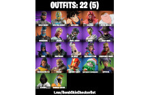 UNIQUE - Son Goku, Peter Griffin  [22 Skins, 21 Axes, 17 Emotes, 22 Gliders and MORE!]