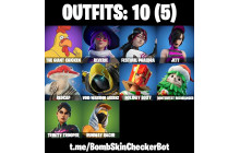 UNIQUE - The Giant Chicken , Void Warrior Absenz [10 Skins, 12 Axes, 8 Emotes, 11 Gliders and MORE!]