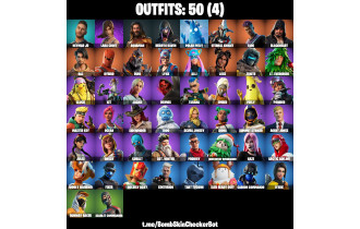 UNIQUE - Carbon Commando ,  Prodigy [50 Skins, 70 Axes, 84 Emotes, 77 Gliders and MORE!]