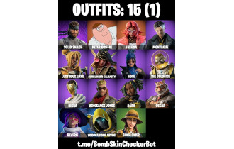 UNIQUE - Peter Griffin, Valeria  [15 Skins, 17 Axes, 12 Emotes, 9 Gliders and MORE!]