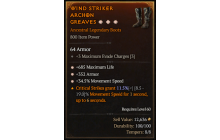 Legendary Boots[*34.5 MS | *352 Armor | *685 Life]