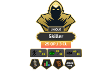 Skiller | Pure - 1 DEF | TTL: 1319 | QP: 25 [99 AGI, Graceful, Pets + MORE!]