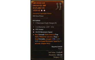 Legendary Boots[*34.5 MS | *352 Armor | 114 DEX]