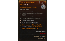 Legendary Amulet[*13.2 CDR | *15 ATKSPD]