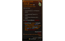 Legendary Amulet[Barbarian | *3 Counteroffensive | 22 MS | 50 PR]