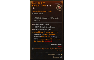 Legendary Amulet[*34.5 MS | *12 Crit | *15 ATKSPD]