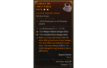 Legendary Amulet[Rogue | *3 WeaponMastery | *3 UnstableElixirs | 12.4% DEX]