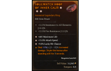 Legendary Ring[*15 ATKSPD | *685 Life | *9 LHC]