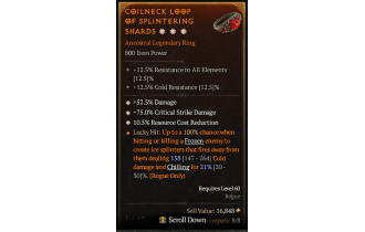 Legendary Ring[*75 DMG_Crit | *52.5 DMG | *10.5 RCR]