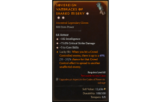 Legendary Gloves[*3 CoreSkills | *75 DMG_Crit | *182 INT]