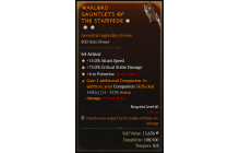 Legendary Gloves[Pulverize | *4 Pulverize | *15 ATKSPD | *75 DMG_Crit]