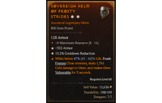 Legendary Helm[*13.2 CDR | *352 Armor | 8 MR]