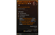 Legendary Helm[*352 Armor | *6 ENpS | *182 DEX]