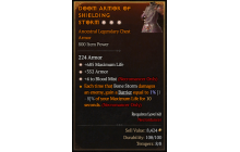 Legendary Chest Armor[Necromancer | *4 BloodMist | *352 Armor | *685 Life]