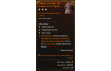 Legendary Chest Armor[*352 Armor | *6 SpS | *182 WP]