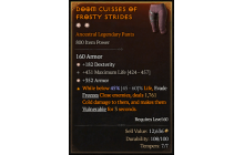 Legendary Pants[*352 Armor | *182 DEX | 431 Life]