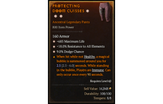 Legendary Pants[*18 ResistAll | *9 Dodge | *685 Life]