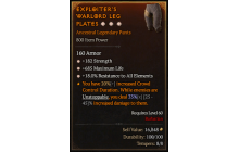 Legendary Pants[*18 ResistAll | *182 STR | *685 Life]