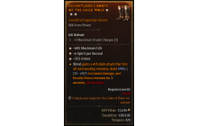 Legendary Boots[*352 Armor | *6 SpS | *685 Life]