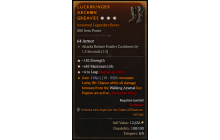 Legendary Boots[Barbarian | *4 Leap | *182 STR | *685 Life]