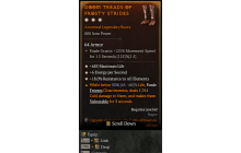 Legendary Boots[*18 ResistAll | *6 ENpS | *685 Life]