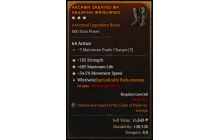 Legendary Boots[*34.5 MS | *182 STR | *685 Life]