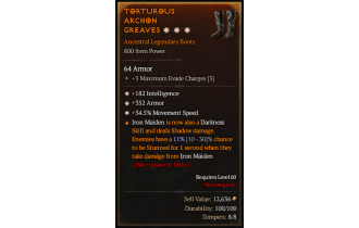 Legendary Boots[*34.5 MS | *352 Armor | *182 INT]