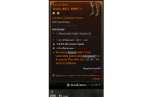 Legendary Boots[Druid | *4 Hurricane | *34.5 MS | 112 WP]