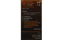 Legendary Boots[*352 Armor | *182 WP | *685 Life]