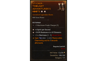 Legendary Boots[*18 ResistAll | *6 SpS]