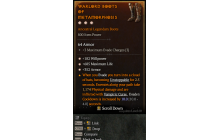 Legendary Boots[*352 Armor | *182 WP | *685 Life]