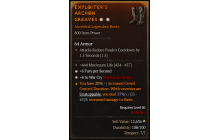 Legendary Boots[Barbarian | *4 WarCry | *6 FpS | 444 Life]