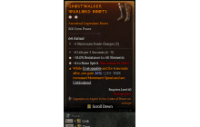 Legendary Boots[Necromancer | *4 BoneSpirit | *18 ResistAll]