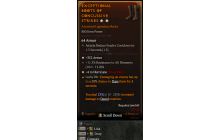 Legendary Boots[Druid | *4 Hurricane | *352 Armor | 11.3 ResistAll]