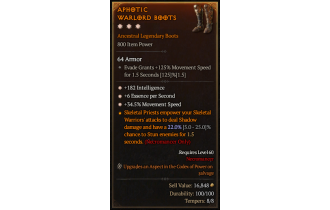 Legendary Boots[*34.5 MS | *6 ESpS | *182 INT]