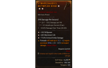 Legendary One-Handed Axe[*75 DMG_Crit | *182 WP | *685 Life]