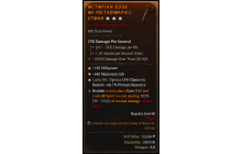 Legendary One-Handed Axe[*68.7 LH:Res | *182 WP | *685 Life]