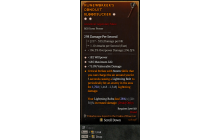 Legendary One-Handed Mace[*75 DMG_Vulnerable | *182 WP | *685 Life]