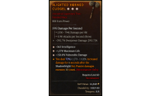 Legendary Two-Handed Mace[*150 DMG_Vulnerable | *363 INT | *1370 Life]