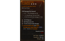 Legendary One-Handed Sword[*75 DMG_Crit | *182 WP | *685 Life]